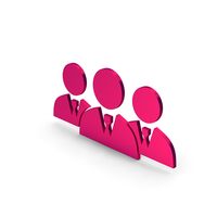 Metallic People Symbol PNG & PSD Images