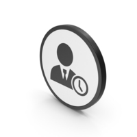 Icon Work Time Clock PNG & PSD Images
