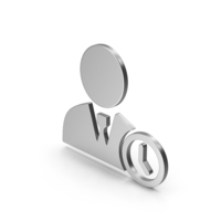Symbol Work Time Clock Silver PNG & PSD Images
