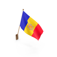 Wall Flag of Andorra PNG & PSD Images
