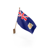 Wall Flag of Anguilla PNG & PSD Images