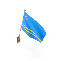 Wall Flag of Aruba PNG & PSD Images