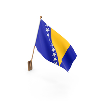 Wall Flag of Bosnia and Herzegovina PNG & PSD Images