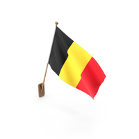Wall Flag of Belgium PNG & PSD Images