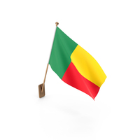 Wall Flag of Benin PNG & PSD Images
