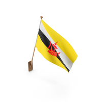 Wall Flag of Brunei PNG & PSD Images