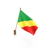 Wall Flag of Republic of the Congo PNG & PSD Images
