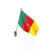 Wall Flag of Cameroon PNG & PSD Images