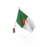 Wall Flag of Algeria PNG & PSD Images