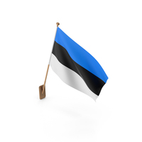 Wall Flag of Estonia PNG & PSD Images