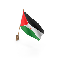 Wall Flag of Western Sahara PNG & PSD Images