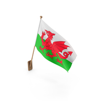 Wall Flag of Wales PNG & PSD Images