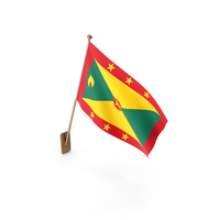 Wall Flag of Grenada PNG & PSD Images