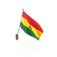 Wall Flag of Ghana PNG & PSD Images