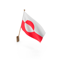 Wall Flag of Greenland PNG & PSD Images
