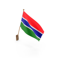 Wall Flag of Gambia PNG & PSD Images