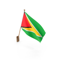 Wall Flag of Guyana PNG & PSD Images