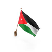 Wall Flag  of Jordan PNG & PSD Images