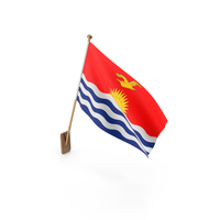 Wall Flag of Kiribati PNG & PSD Images