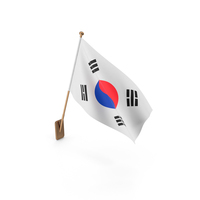 Wall Flag of South Korea PNG & PSD Images