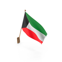 Wall Flag of Kuwait PNG & PSD Images