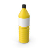 Yellow Plastic Bottle PNG & PSD Images
