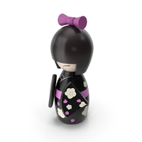 Japanese Doll Kokeshi PNG & PSD Images