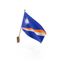 Wall Flag of Marshall Islands PNG & PSD Images