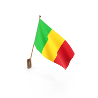 Wall Flag of Mali PNG & PSD Images