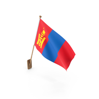 Wall Flag of Mongolia PNG & PSD Images