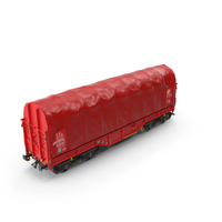 DB Cargo Coil Transporter Tarpaulin Freight Wagon Closed Clean PNG & PSD Images