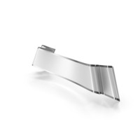 Silver and White Banner PNG & PSD Images