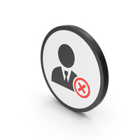 Icon User / Avatar Remove Red PNG & PSD Images