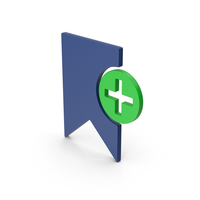 Add Bookmark Green Symbol PNG & PSD Images
