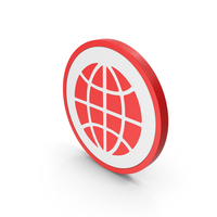 Icon Web Red PNG & PSD Images