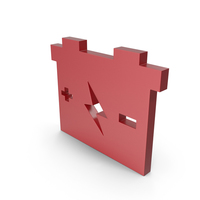 Battery Red Icon PNG & PSD Images