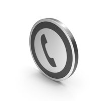 Silver Icon Phone / Call PNG & PSD Images