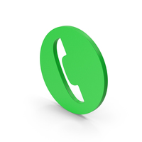 Phone / Call Green Symbol PNG & PSD Images