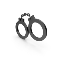 Handcuff Black Icon PNG & PSD Images