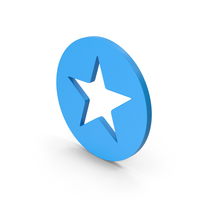 Star Blue Symbol PNG & PSD Images