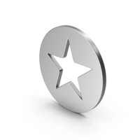 Symbol Star Silver PNG & PSD Images