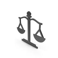 Scales Of Justice Black Icon PNG & PSD Images