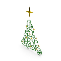 An Arabesque Christmas Tree PNG & PSD Images
