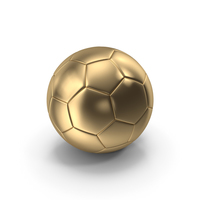 Classic Soccer Ball Gold PNG & PSD Images