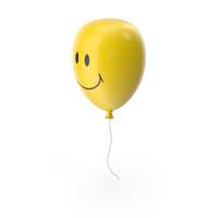 Yellow Smiley Balloon PNG & PSD Images