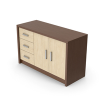 Wooden Sideboard PNG & PSD Images