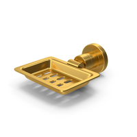 Wall Soap Dish Gold PNG & PSD Images