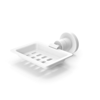 Wall Soap Dish White PNG & PSD Images