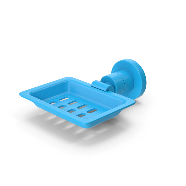 Wall Soap Dish Blue PNG & PSD Images