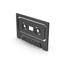 Audio Cassette Black Symbol PNG & PSD Images